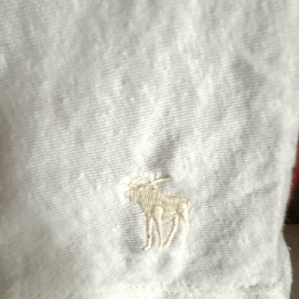 🎉Abercrombie and Fitch White Peplum Shirt S - Picture 4 of 9